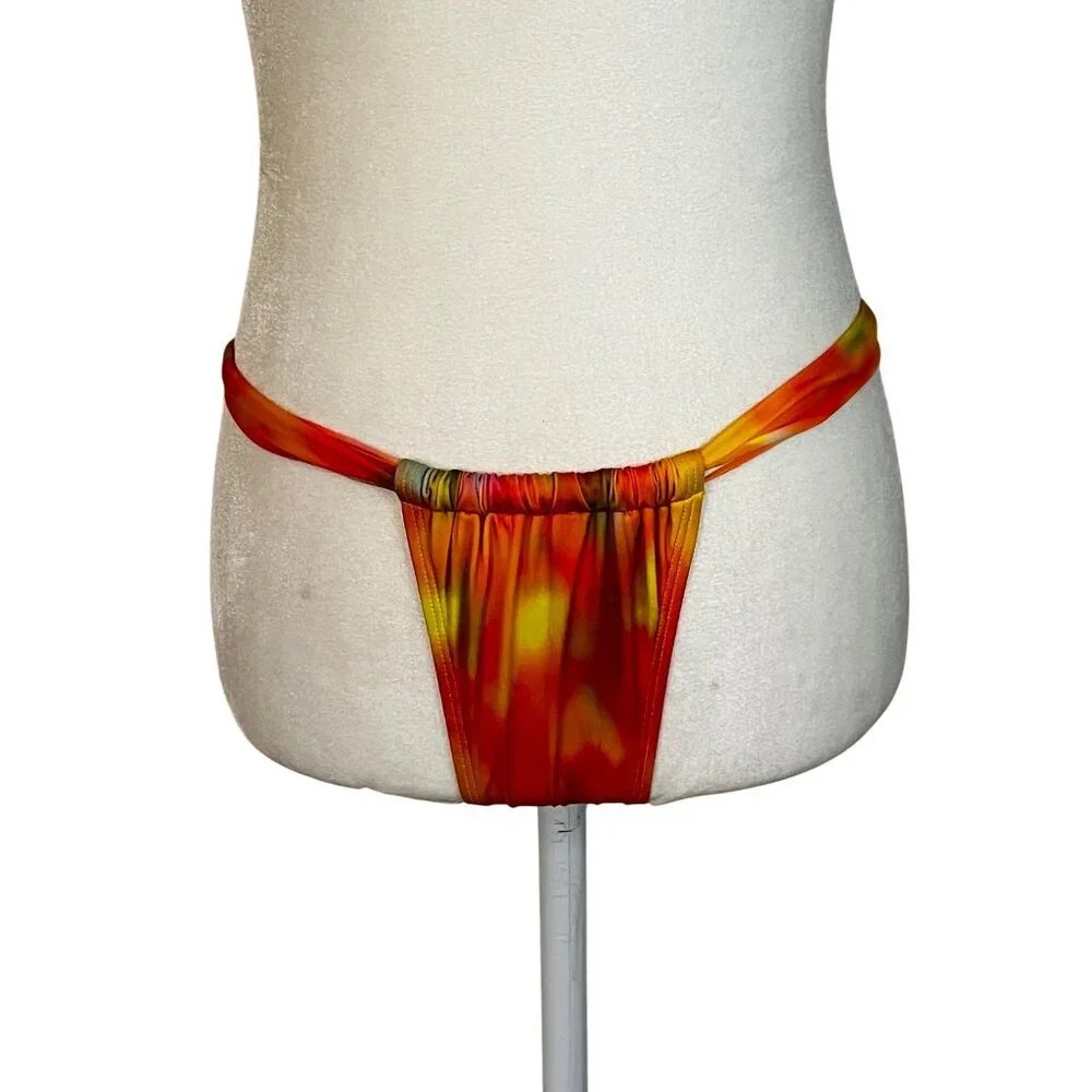 BANANHOT Shell Bikini Bottoms in Sunrise Small New Womens Swimsuit